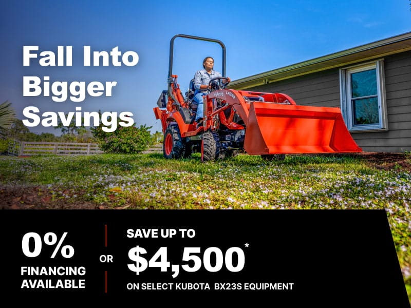 Save on Select BX23S Series Tractors Save on Select BX23S Series Tractors